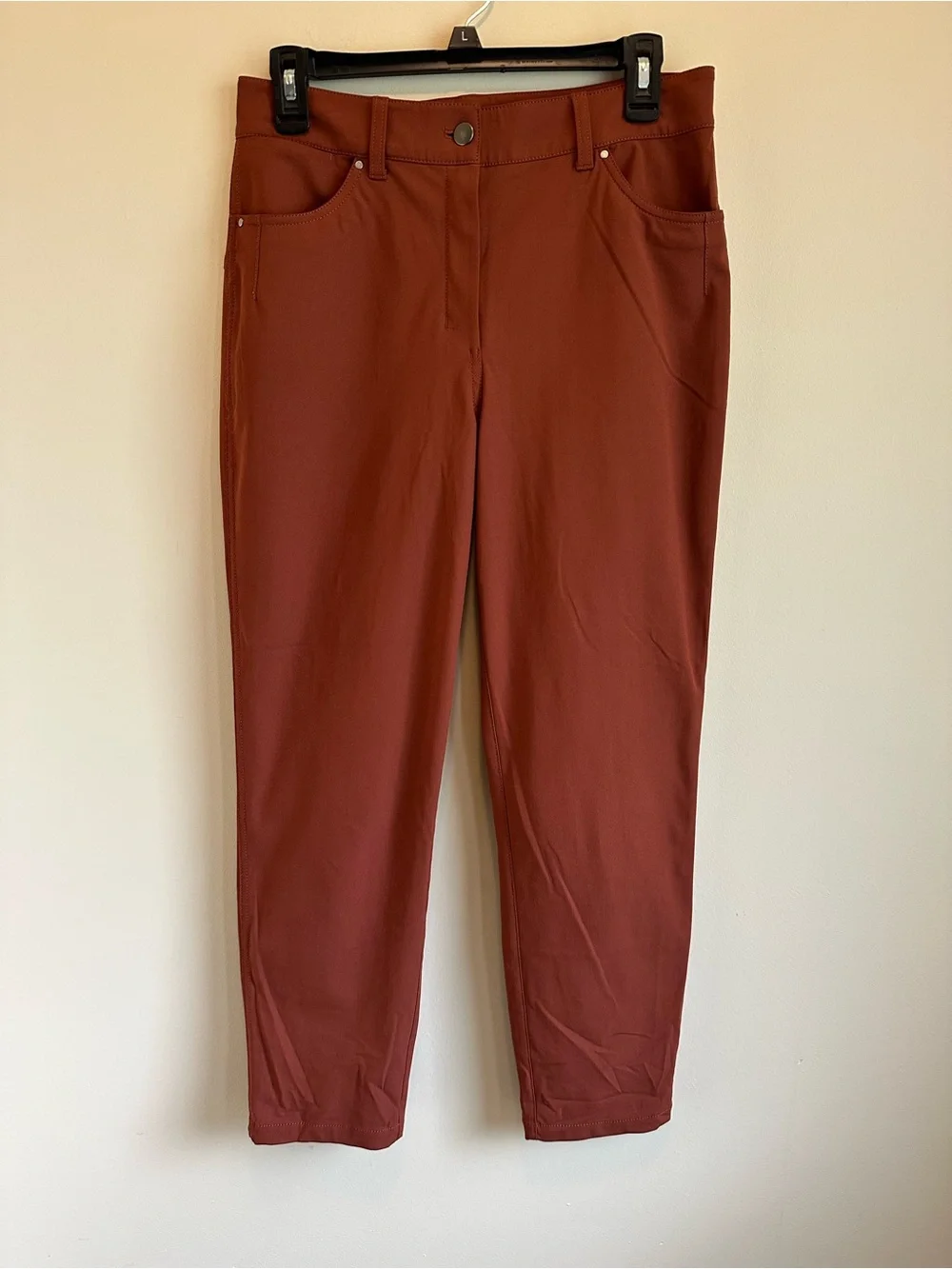Lululemon Athletica City Sleek 5‎ Pocket High Rise Woman’s 8 Pants Terracotta